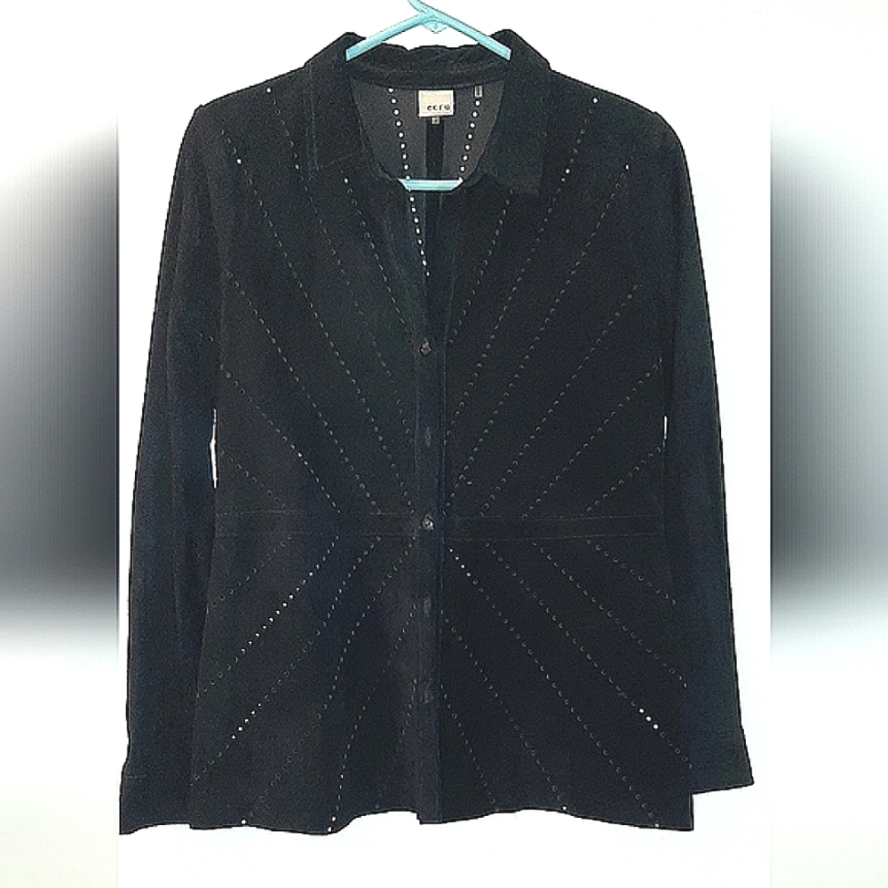 ecru | Ladies Black, Suede Jacket